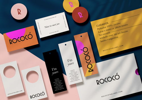 专业设计服务 洛可可风格服装配饰品牌形象设计