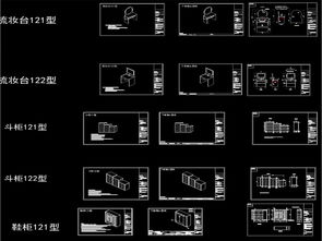 精品衣柜柜子类配套家具工厂生产cad图集平面设计图下载 图片4.82mb 柜子图纸大全 全屋定制cad图纸